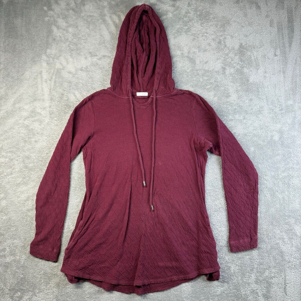 Pure Jill Hoodie Women's Extra Small Petite Red Long Sleeve Pullover Pockets